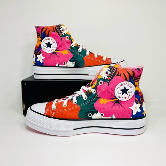 Converse Shoes - Converse Ctas Hi Top Paradise Print Platform
